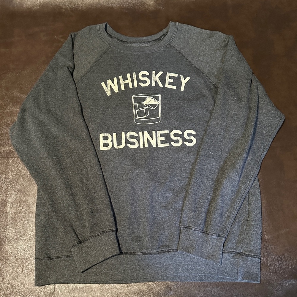 The Original RETRO BRAND Whiskey Business Sweatshirt - Picture 1 of 5